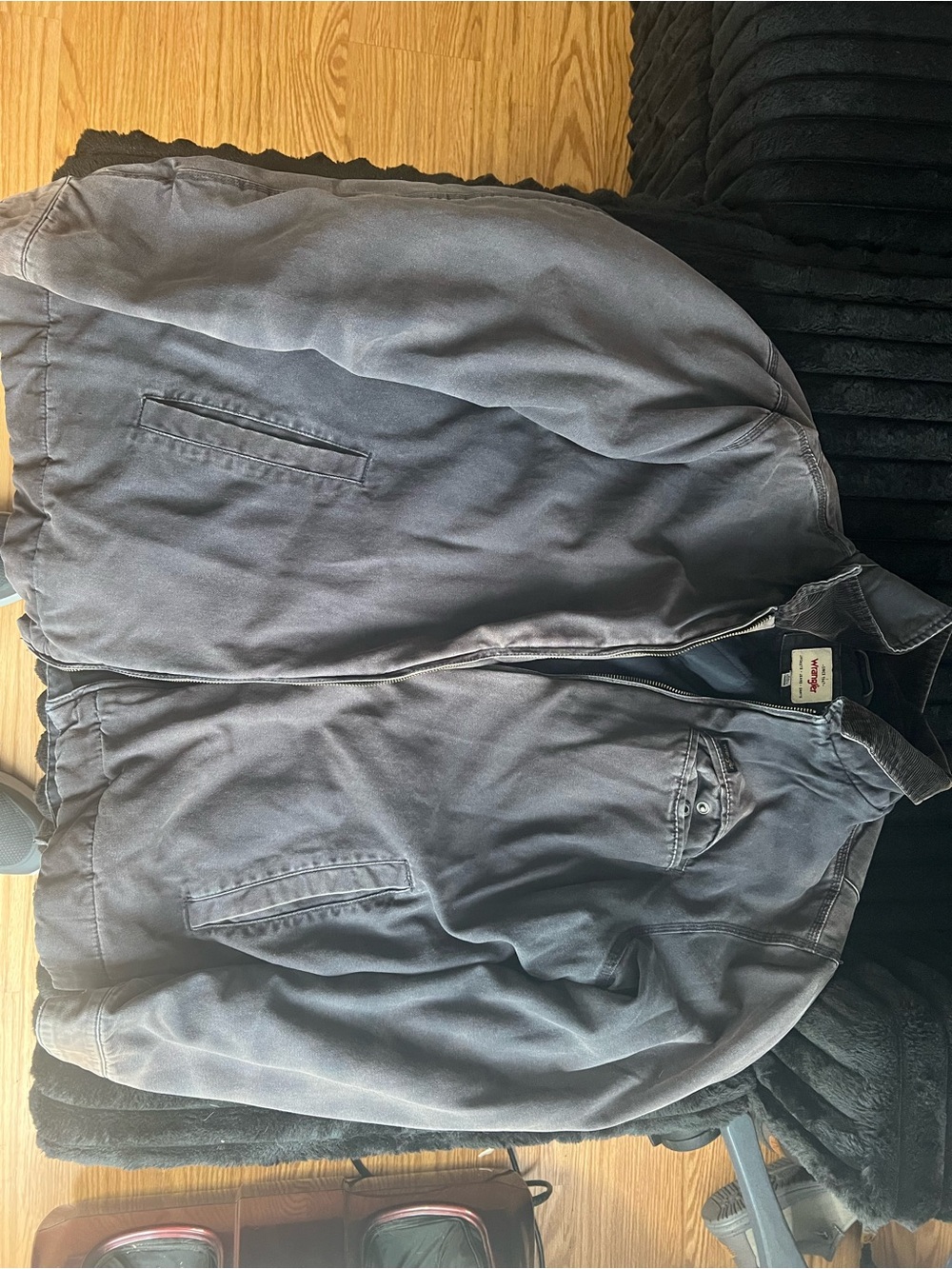 Wrangler Men's Gray Bomber Jacket XL